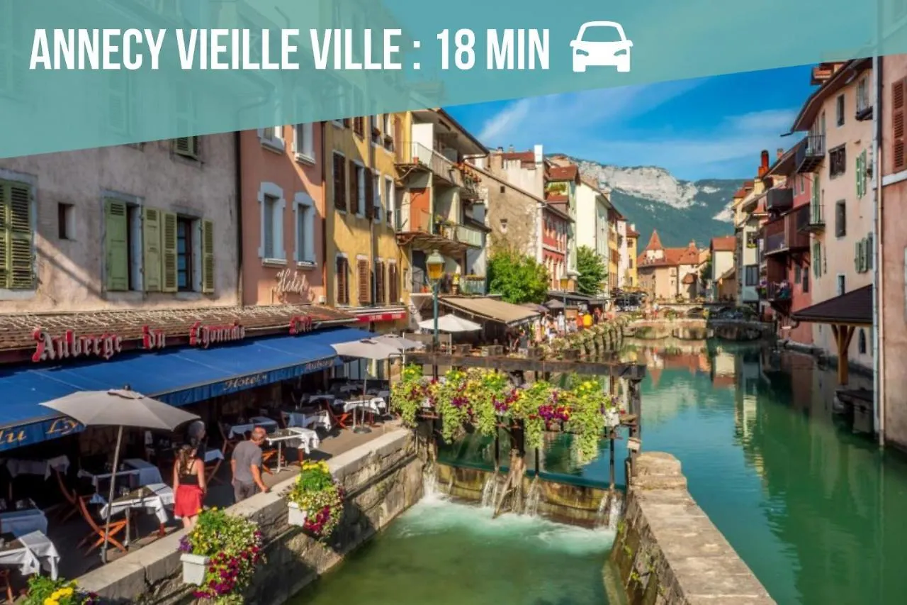 Cabana & Voie Verte - Parking, Terrasse, Lac Apartment Saint-Jorioz