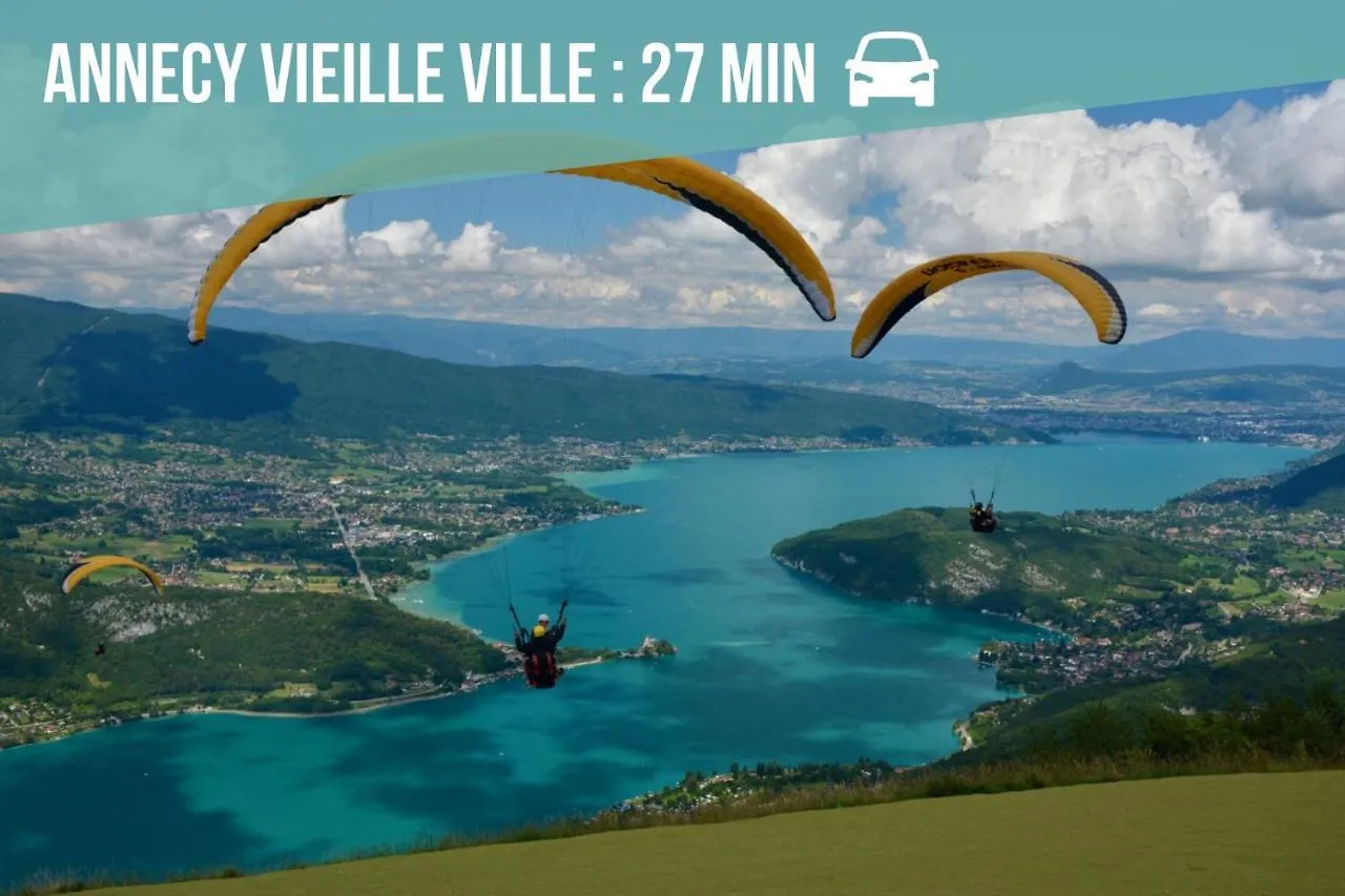 Cabana & Voie Verte - Parking, Terrasse, Lac Saint-Jorioz