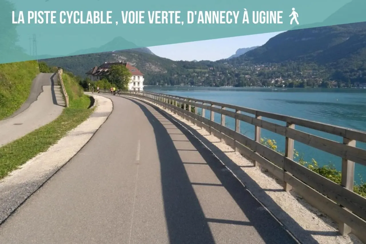 Cabana & Voie Verte - Parking, Terrasse, Lac 0*, Saint-Jorioz